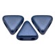 Les perles par Puca® Kheops beads Metallic mat blue 23980/79031